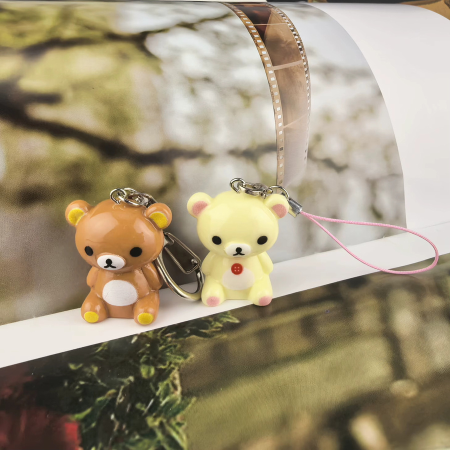 YiYuYiHua Schlüsselanhänger Rilakkuma Easy Bear, Telefon Seil Kette - Bild 2