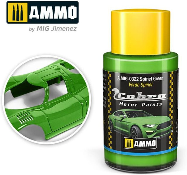 AMMO by MIG Jimenez Cobra Motor Spinel Green, Fahrzeuge, Grün - Bild 1