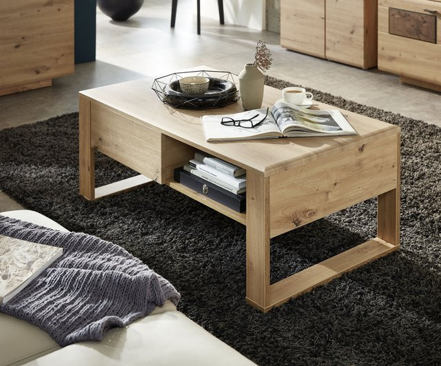 Couchtisch Vito LAVADO in Eiche Nachbildung, Modern, Braun, B x T x H: 115 x 45 x 45 cm - Bild 1