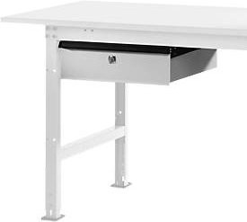 Packpool Einzelschubfach für alle Packpool Packtische, abschließbar, Metall, belastbar bis 25 kg - Bild 1