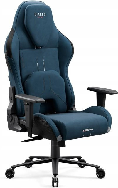 DIABLO CHAIRS Ergonomischer Gaming-Sessel X.ONE PRIME aus Stoff in Meta Ocean Blau - Bild 1