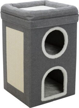 Trixie Katzenturm Saul in Grau mit Höhle und Sisal-Elementen - Bild 1