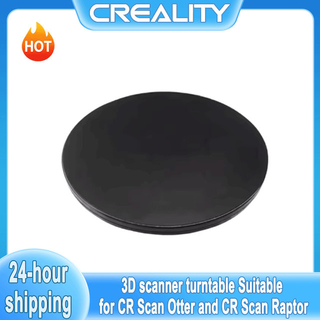 Creality Original CR-Scan 3D-Scanner Manuell Bedienbarer Drehteller-Bausatz in Schwarz für Otter, Raptor, Ferret und Pro 3D-Scanner - Bild 1