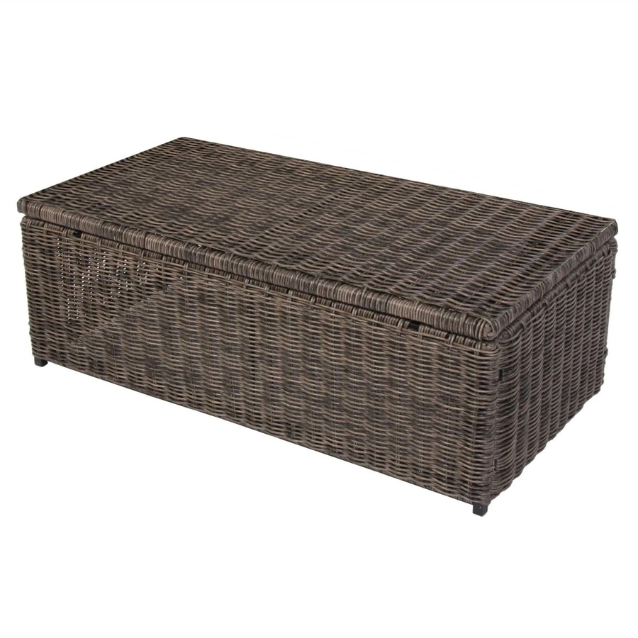 MCW Modulares Poly-Rattan Alu-Sofa Couchtisch in Grau, B/T/H: 111 x 37 x 58 cm - Bild 2