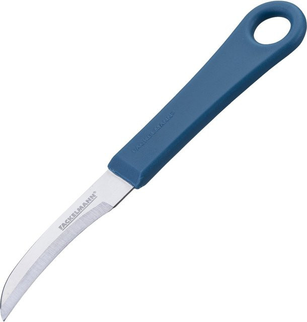 Fackelmann Schälmesser Essential Peeler aus Edelstahl und Kunststoff, blau - Bild 1