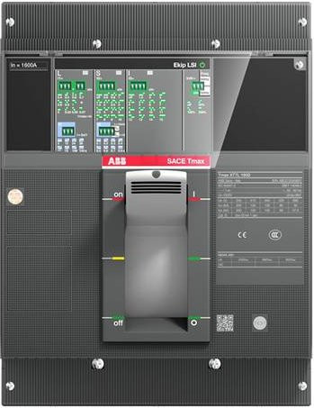 ABB XT7H 1600 EKIP M D Leistungsschalter Grau, Einstellbereich 1600 - 16000A, Schaltspannung max. 220 V/AC, 690 V/AC - Bild 1