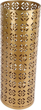 KaiSai Regenschirmständer aus Metall in Gold mit Kupfermuster, rostfrei und wasserdicht