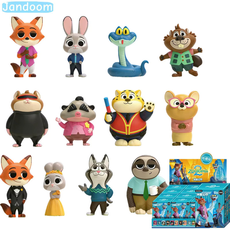 JANDOOM Zootopia 2 Milly Serie Mystery Box, Judy Hopps Nick Wilde Figuren, Puppe, Ornament - Bild 2