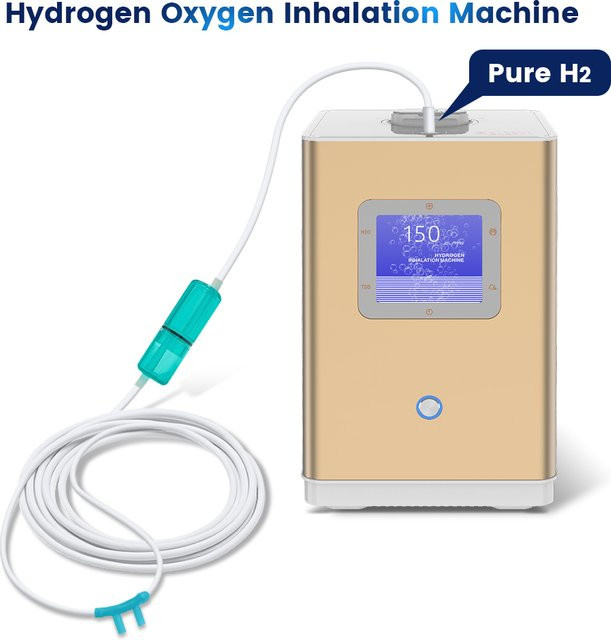CAWOLO Wasserstoffgenerator Inhalationsgerät in Gold mit 150ml H2 Sauerstoff-Inhalation für 99,99% Wasserstoff-Reinheit - Bild 1