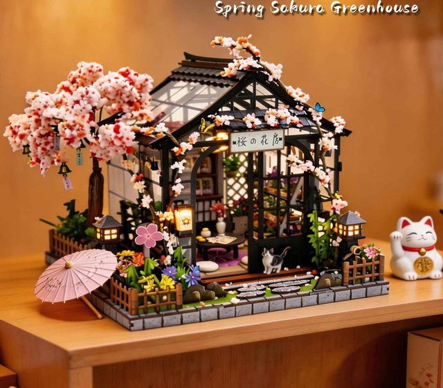 StartCabin DIY Puppenhaus-Set mit Miniatur-Möbeln als handgefertigter Modell-Bausatz in Multicolor - Bild 1