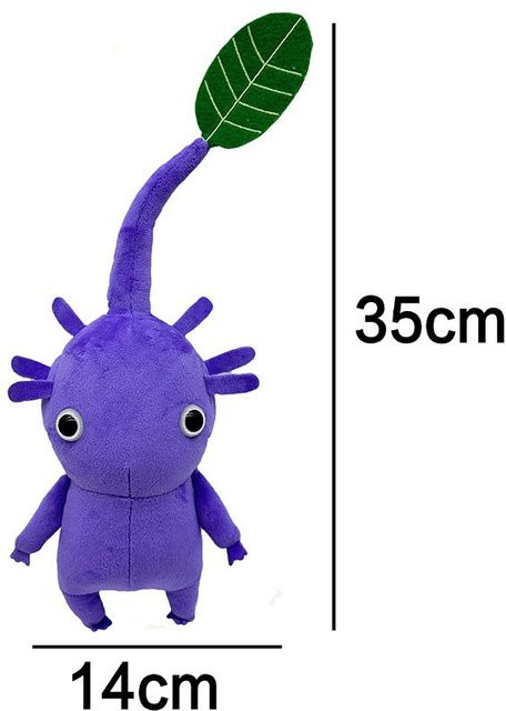 Pikmin Eisgeflügelte Blume, Plüschtier, Rosa, Lila - Bild 1