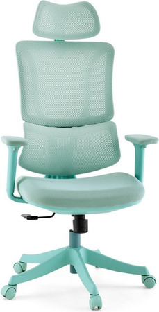 MyBuero Home Office Bürostuhl Ergomy Colore mit Armlehnen aus Stoff und Netzstoff, höhenverstellbar