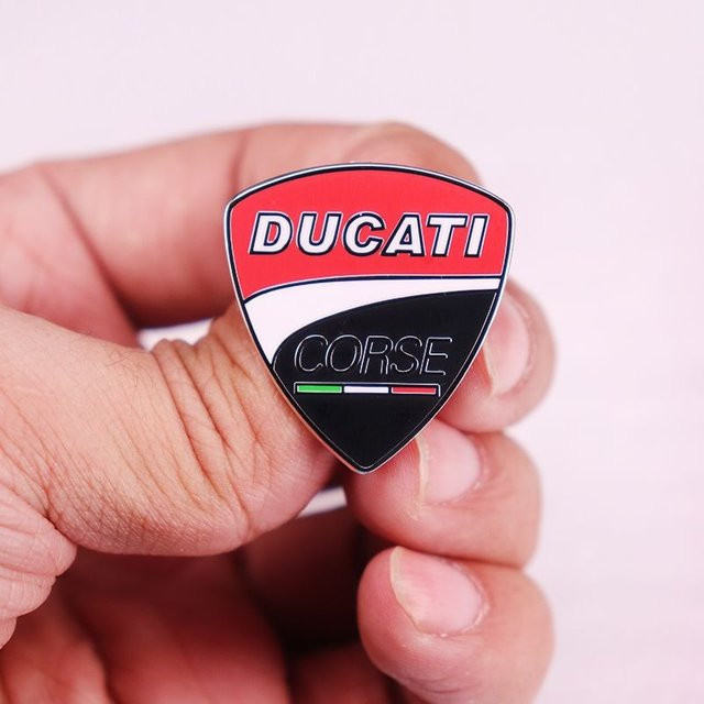 Ducati Korsika Brosche, Metall, Unisex - Bild 1