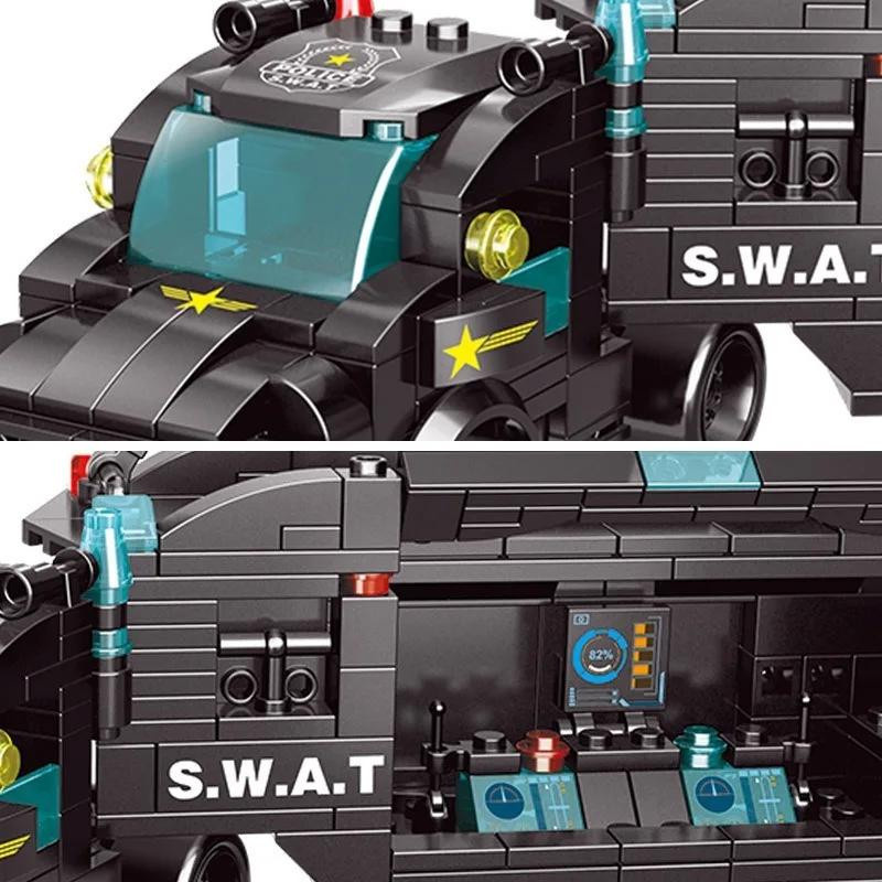 Linyi toy Polizei Weltraum Swat Armeestil Stadtgebiet - Bild 3