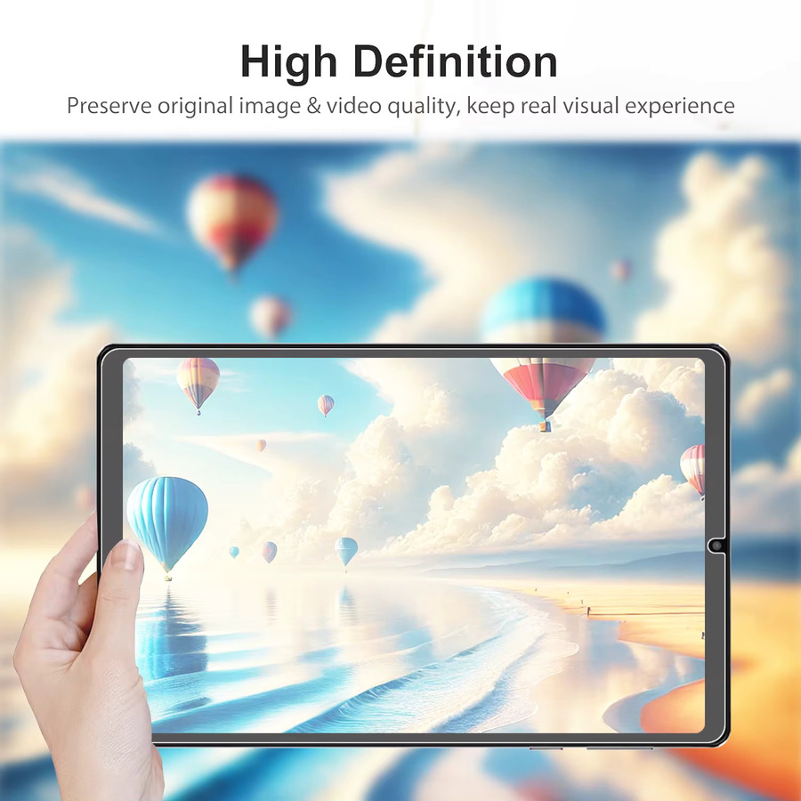 2 Stück kratzfeste HD-Displayschutzfolie aus gehärtetem Glas für Lenovo Legion Tab Gen 3 8.8 TB-321FU, transparent - Bild 6