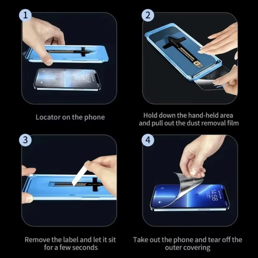 2er-Pack transparente Displayschutzfolien aus gehärtetem Glas für die iPhone-Serie - Bild 2