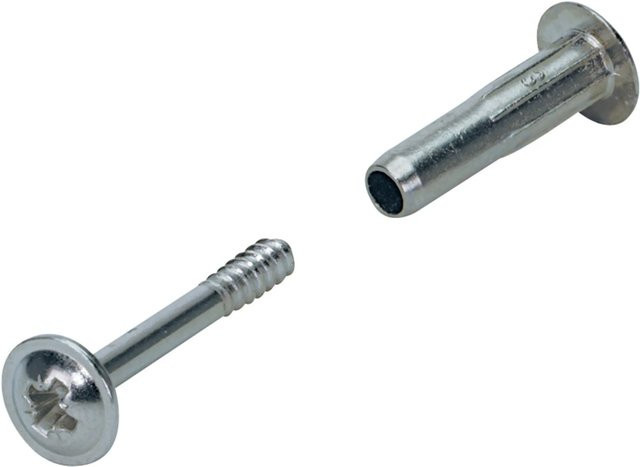 Hettich Verbindungsschraube M6 aus Stahl, silber, 4 Stück, Länge: 35 mm bis 46 mm - Bild 1