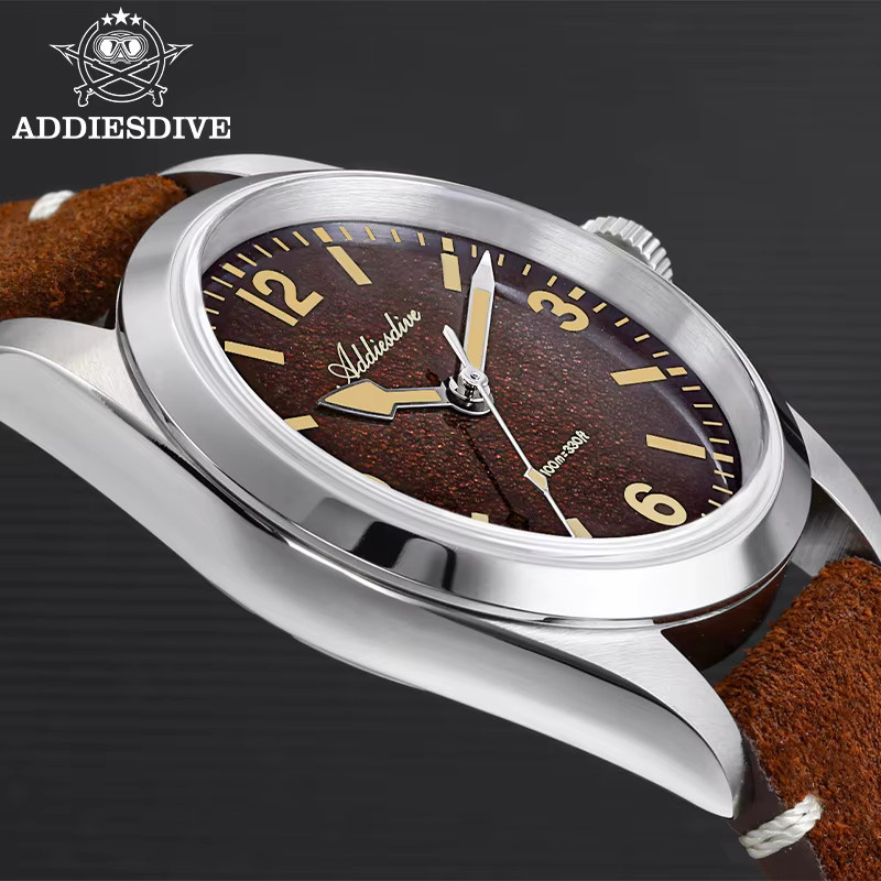 ADDIESDIVE Armbanduhr, Quarz, Edelstahl, Saphirglas, 36 mm, Herren - Bild 4