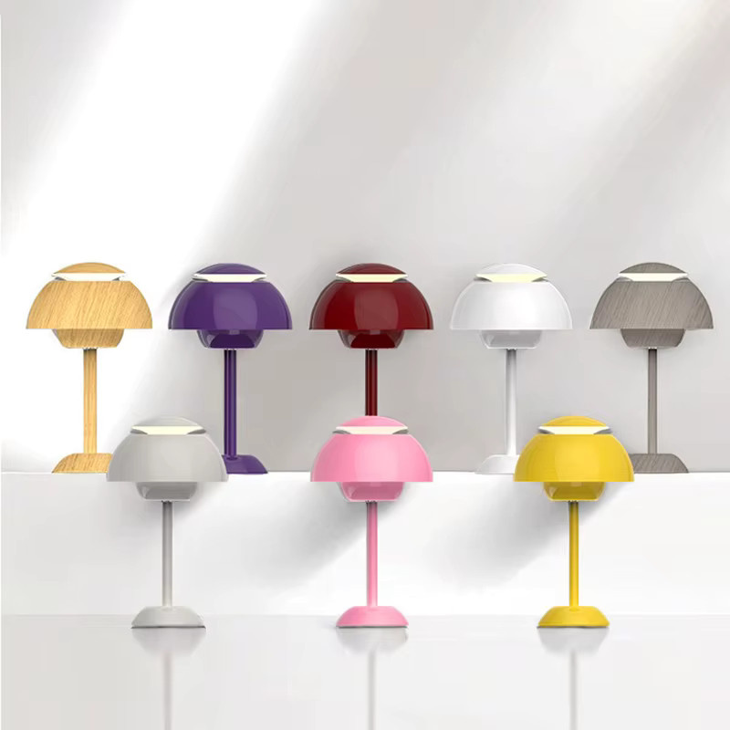 Wiederaufladbare Tischlampe von lyfs in Blütenknospe-Design mit 3-Gang-Einstellung aus Legierung und ABS für Innenbeleuchtung und Heimdekoration - Bild 3