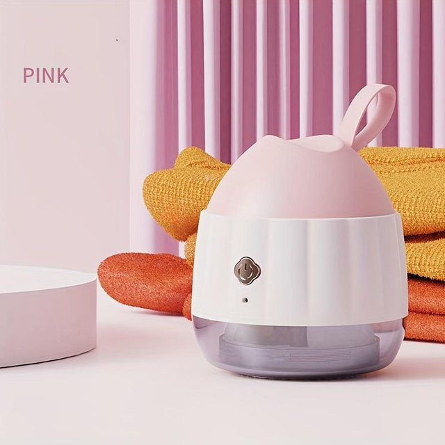 Yiran Furniture 2-in-1 Fusselrasierer und Kleiderrasierer, wiederaufladbarer Trimmer mit austauschbaren Klingen, Rosa - Bild 1