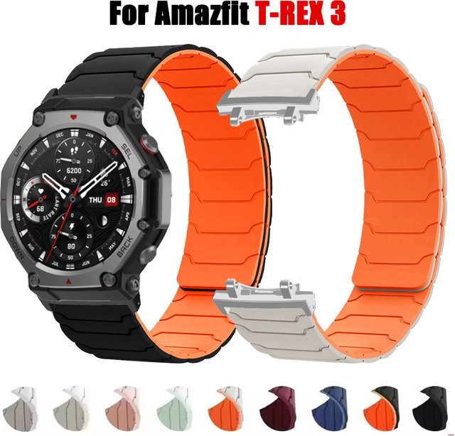Amazfit Uhrenarmband, Silikon, Schwarz, Unisex - Bild 1