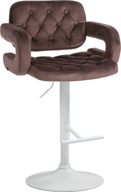 CLP Barhocker Dublin mit Samt-Bezug höhenverstellbar modern - Bild 1