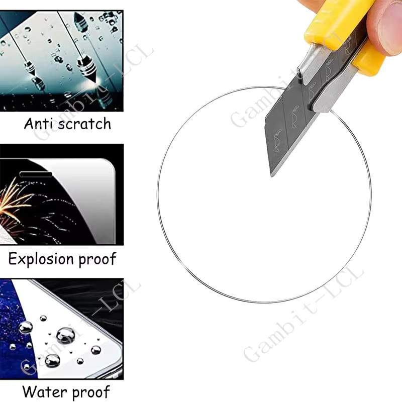 3er-Set FOSSiBOT S3 Pro Schutzset aus gehärtetem Glas für Kameraobjektiv und Display in Transparent - Bild 2