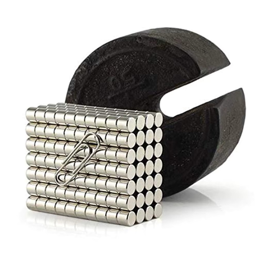 50 Stück runde Permanentmagnetscheiben in Silber, Durchmesser: 5 mm, Höhe: 5 mm - Bild 5