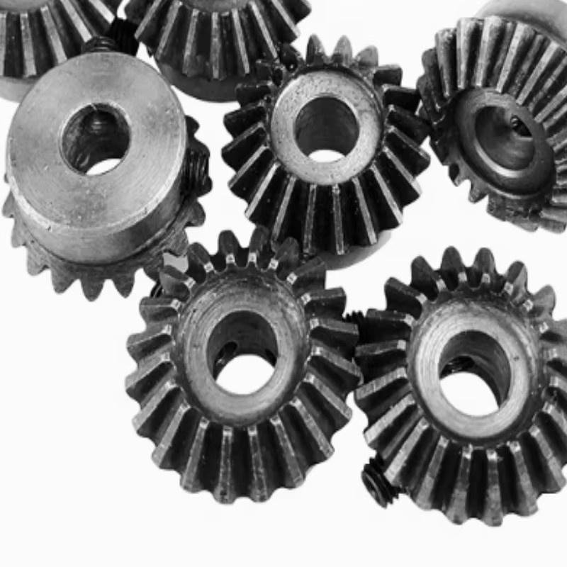 Präzises Kegelradgetriebe mit Modul 2 für CNC-Anwendungen, wählbar zwischen 12 bis 18 Zähnen und Bohrungen von 6 bis 16 mm - Bild 2