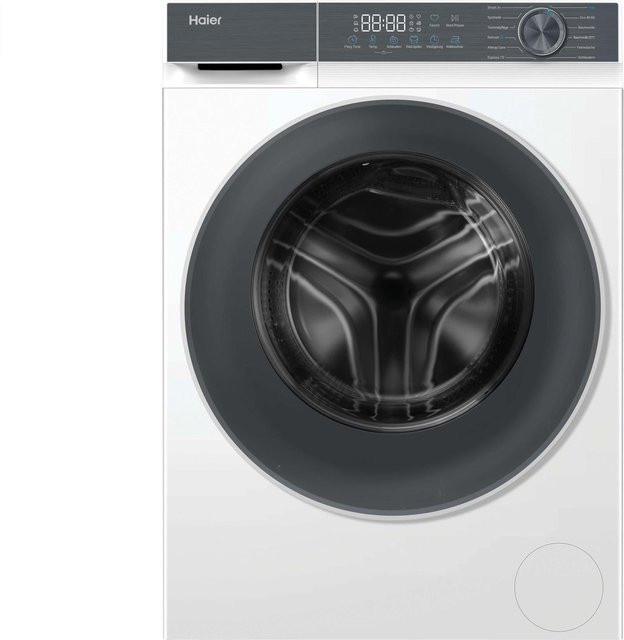 Haier Waschmaschine HW100-BP14637 in Weiß mit Aquastop, 10 kg Kapazität und Dampfprogrammen - Bild 1
