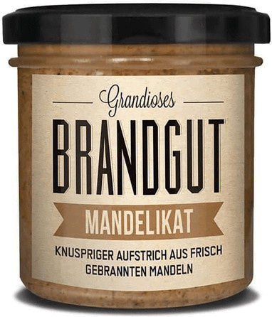 Brandgut Mandel-Aufstrich mit Meersalz 160 g - Bild 1
