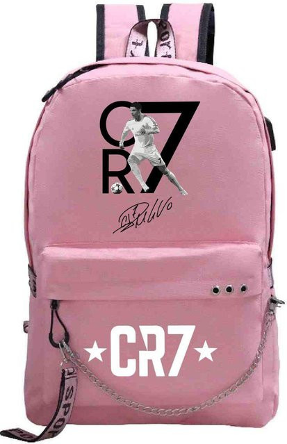 3-teiliges Schulrucksack-Set für Schüler in Pink aus Oxford-Stoff mit großem Fassungsvermögen inklusive Schultergurt und Federmäppchen - Bild 1