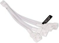 Alphacool Y-Kabelsplitter 4-Pin auf 4x 4-Pin PWM in Weiß, Länge: 15 cm - Bild 1