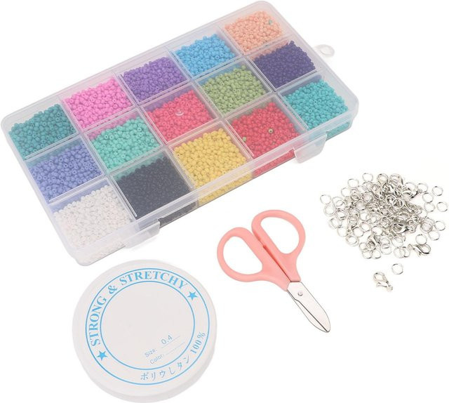 GoolRC Bastelperlen-Set, Multicolor, Grey, Glas, Kunststoff, Unisex - Bild 1