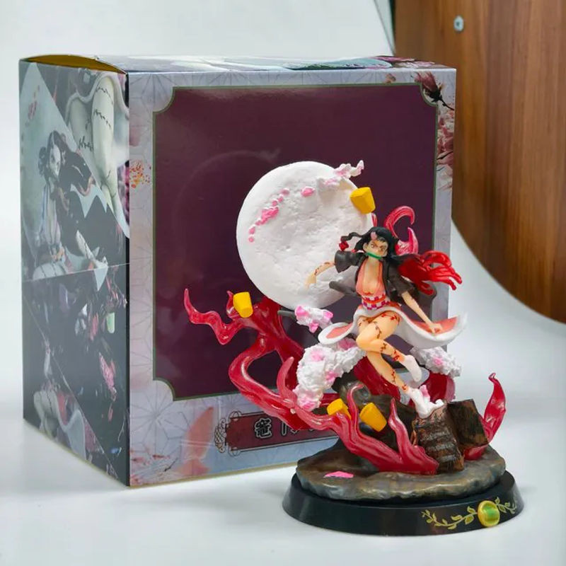 Bandai Ghost Slayer Klinge Magischer Würfel Anime Figur aus Kunstharz, mehrfarbig, Desktop-Dekoration Ornament - Bild 1