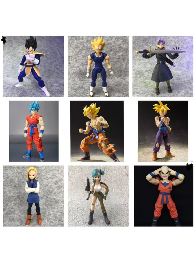 Bandai Dragon Ball, Wukong, Vegeta, Frieza, Yasai, bewegliche Figur, Ornamentmodell - Bild 5