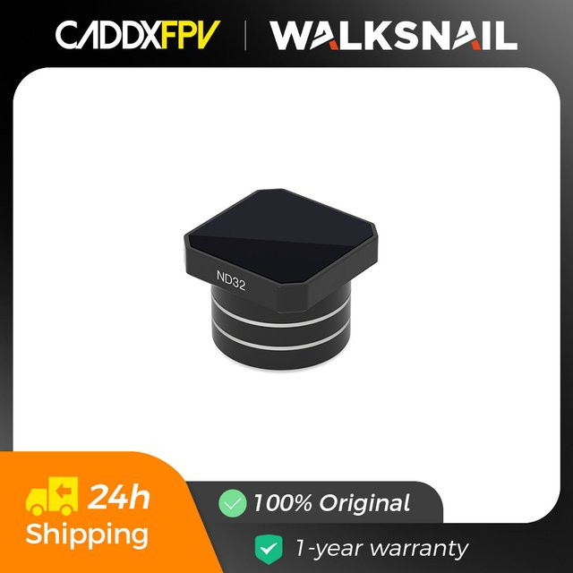 CADDYFPV ND-Filter Set ND8 ND16 ND32 für Walksnail Moonlight Kit in Schwarz - Bild 1