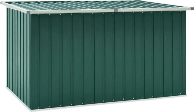 vidaXL Gartenbox aus verzinktem Stahl und Kunststoff in Grün, B/T/H: 171 x 99 x 93 cm - Bild 1
