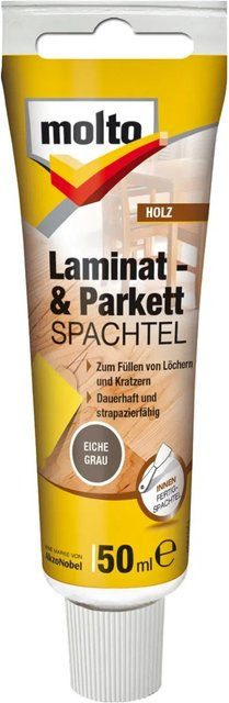 Molto Laminat- & Parkettspachtel Eiche Grau 50 ml - Bild 1
