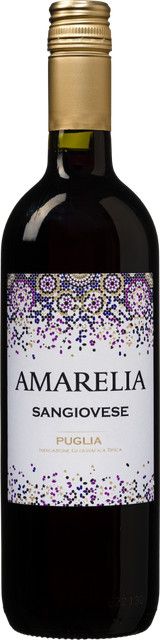 Amarelia Sangiovese Rotwein, Apulien, 0,75 l - Bild 1
