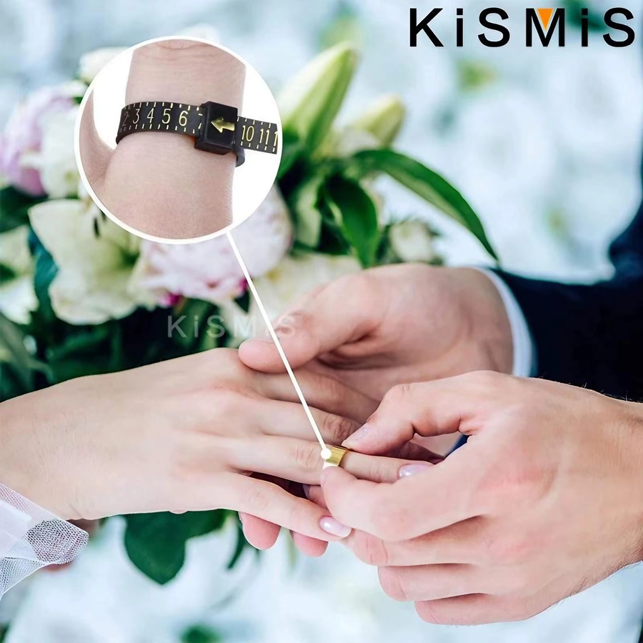 KISMIS Ring Sizer, Weiß/Schwarz, Unisex - Bild 2