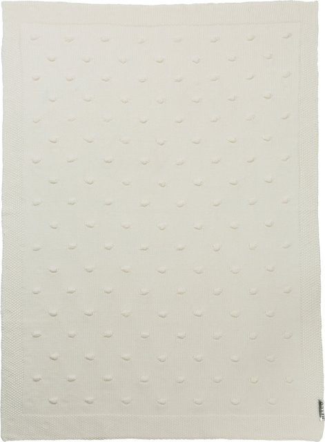 Meyco Baby Kuscheldecke Knots gestrickt in Offwhite, B/B/H: 75 x 100 cm, 1.0 TOG - Bild 1