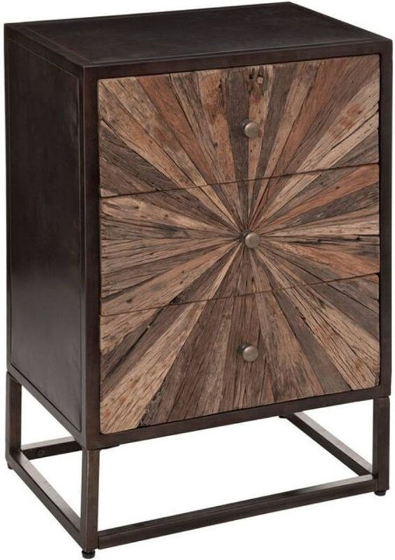 Atmosphera Origins Schubladenschrank aus Holz in Braun im Industrial Design - Bild 1