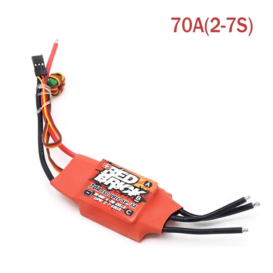 Red Brick Bürstenloser ESC Elektronischer Geschwindigkeit Controller für FPV Multicopter Drohnen in Rot - Bild 1