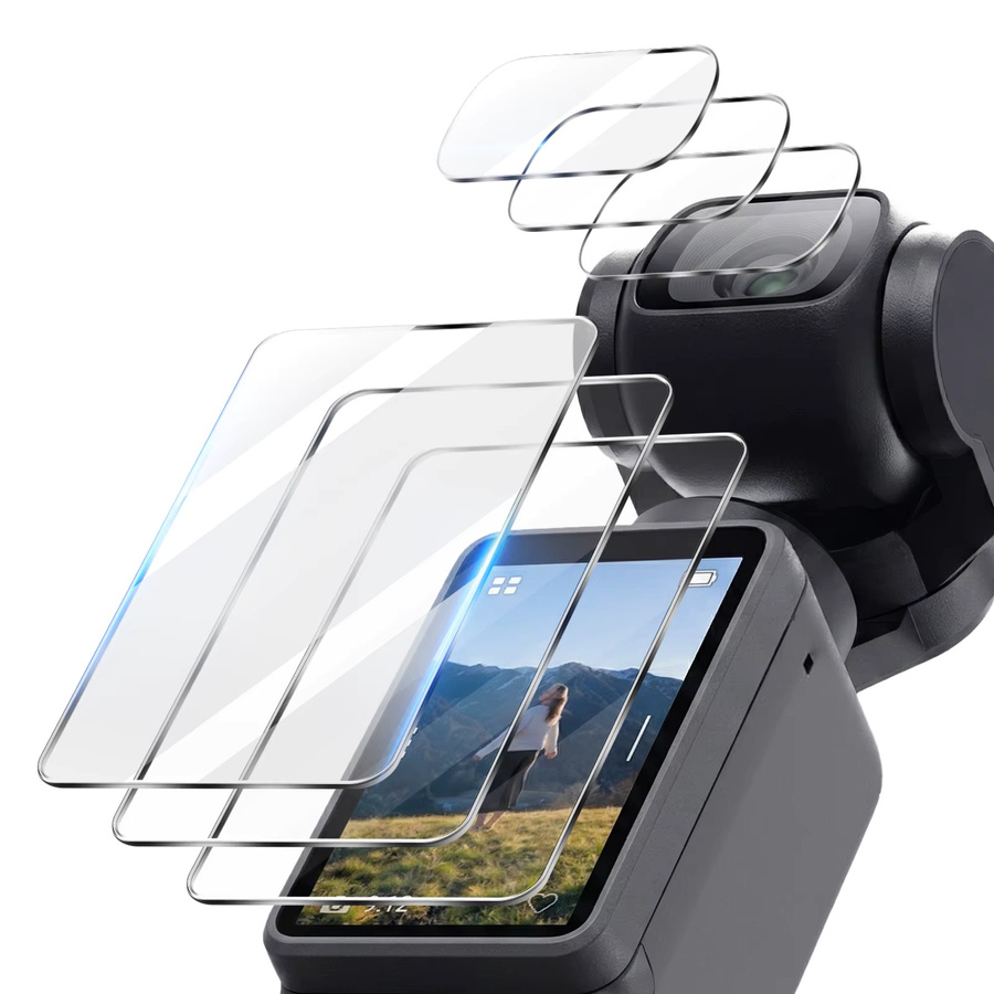DJI Osmo Pocket 4 Displayschutzfilm aus 9H gehärtetem Glas, transparent - Bild 4