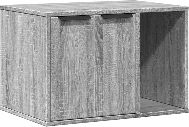 Katzenklo Yiwydaa Grau Sonoma B/T/H: 60 x 40 x 40 cm - Bild 1