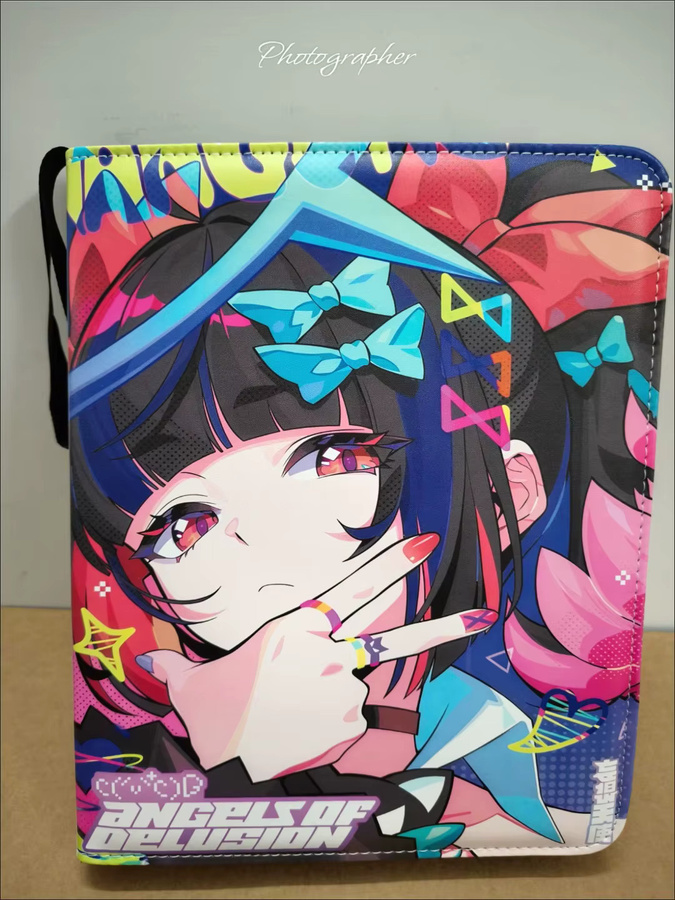 Bandai Zenless Zone Zero Sammelkarten-Ordner, Anime-Kartensammelalbum, Schwarz - Bild 2