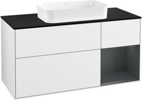 V&B Waschtischunterschrank Finion in Weiß lackiert, Breite: 120 cm, Tiefe: 50,1 cm, Höhe: 50,1 cm - Bild 1