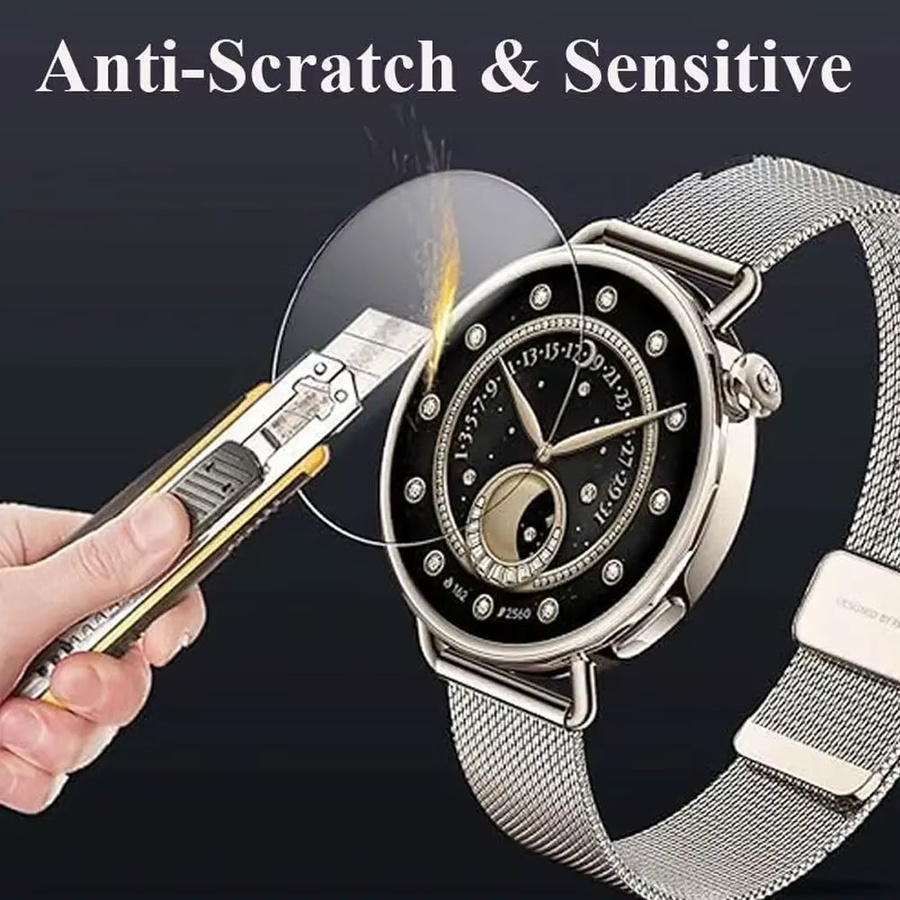 Xiaomi Displayschutz gehärtetes Glas, Xiaomi Watch S4 41 mm, Unisex - Bild 2