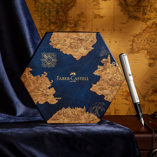 Faber-Castell Hexo Füllfederhalter-Geschenkset in Bronze aus Metall - Bild 1